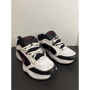 Nike Men's Air Monarch IV White Black Training Shoes 415445-101 Size 9